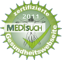 Diese Webseite ist zertifiziert mit dem Medisuch-Siegel 2011